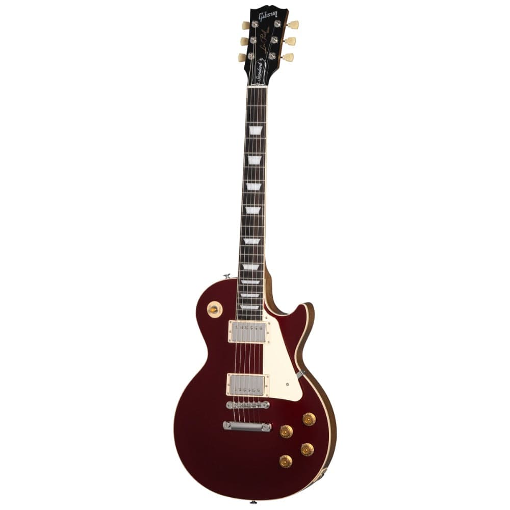 gibson electric guitars sparkling burgundy gibson les paul standard 50s plain top 6 string electric guitar