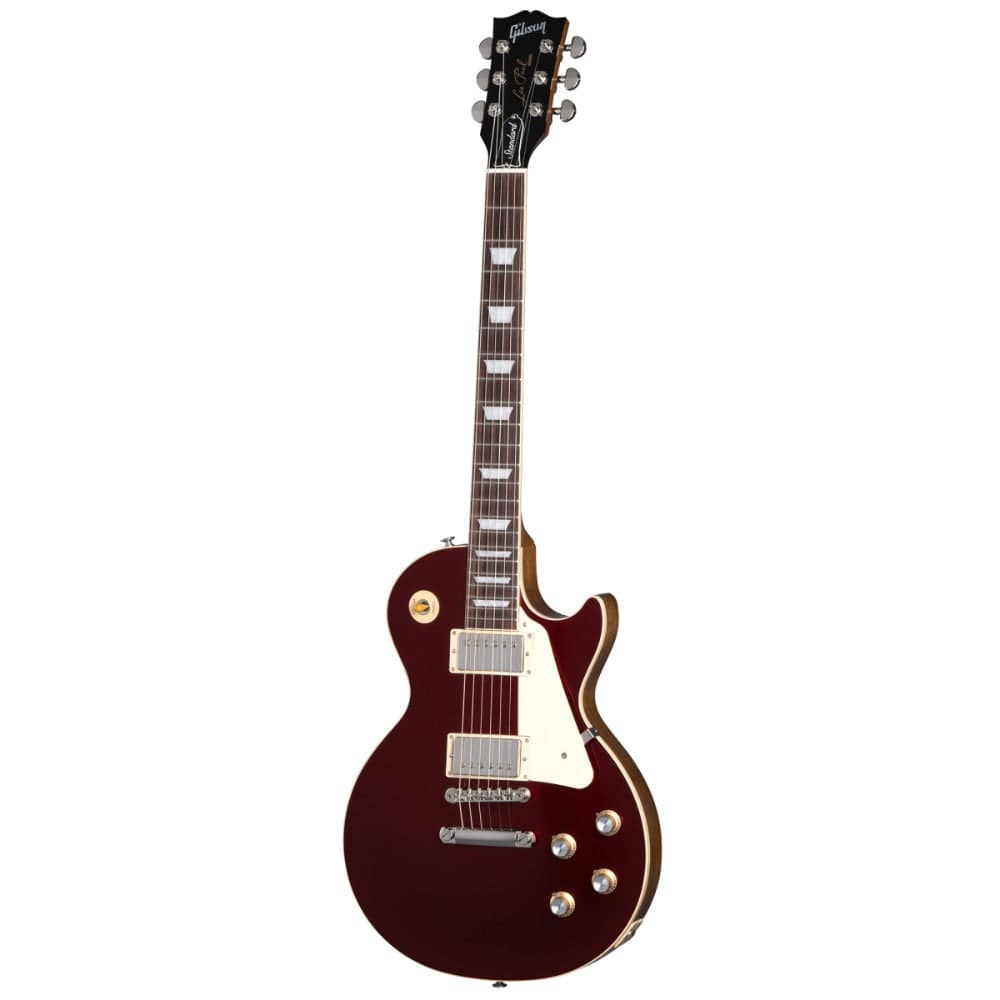 gibson electric guitars sparkling burgundy gibson les paul standard 60s plain top 6 string electric guitar