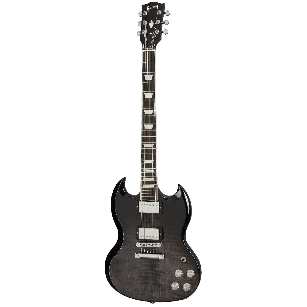 gibson electric guitars trans black fade gibson sg modern 6 string electric guitar