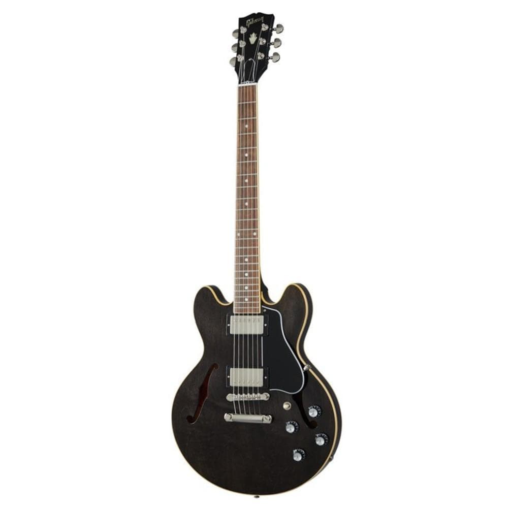 gibson electric guitars trans ebony gibson es-339 gloss nitrocellulose lacquer 6-strings electric guitar #color_trans-ebony