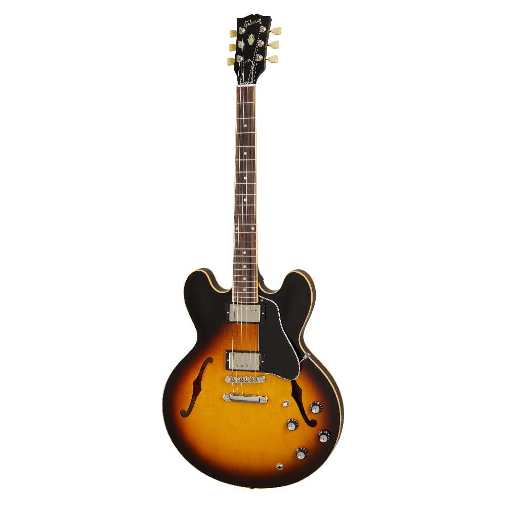 gibson electric guitars vintage burst gibson es-335 6 string hollowbody electric guitar #color_vintage-burst