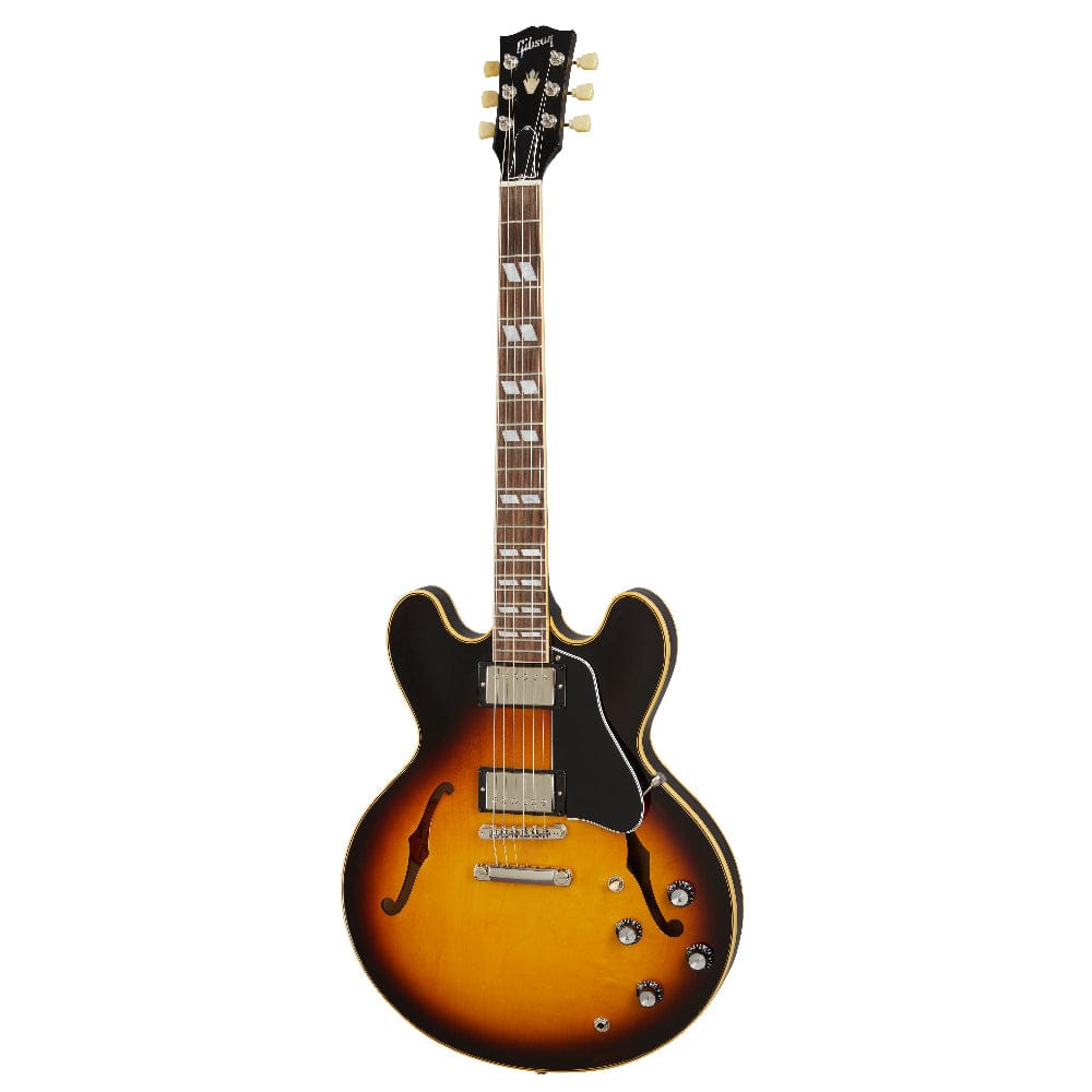 gibson electric guitars vintage burst gibson es-345 6 string hollowbody electric guitar #color_vintage-burst