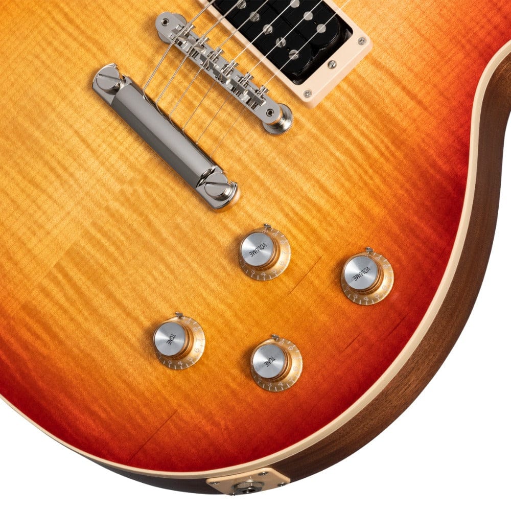 gibson electric guitars vintage cherry gibson les paul standard 60s faded 6 string electric guitar