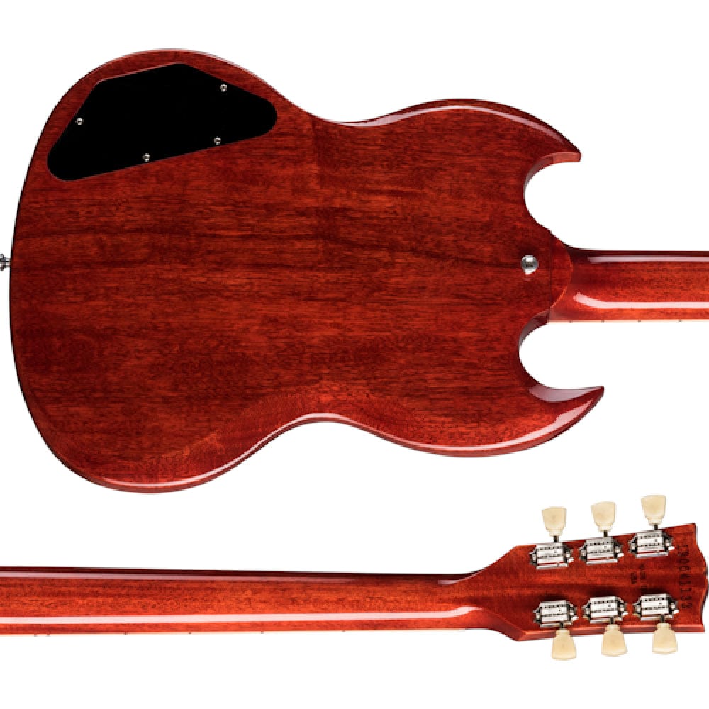 gibson electric guitars vintage cherry gibson sg standard 61 maestro vibrola 6 string electric guitar