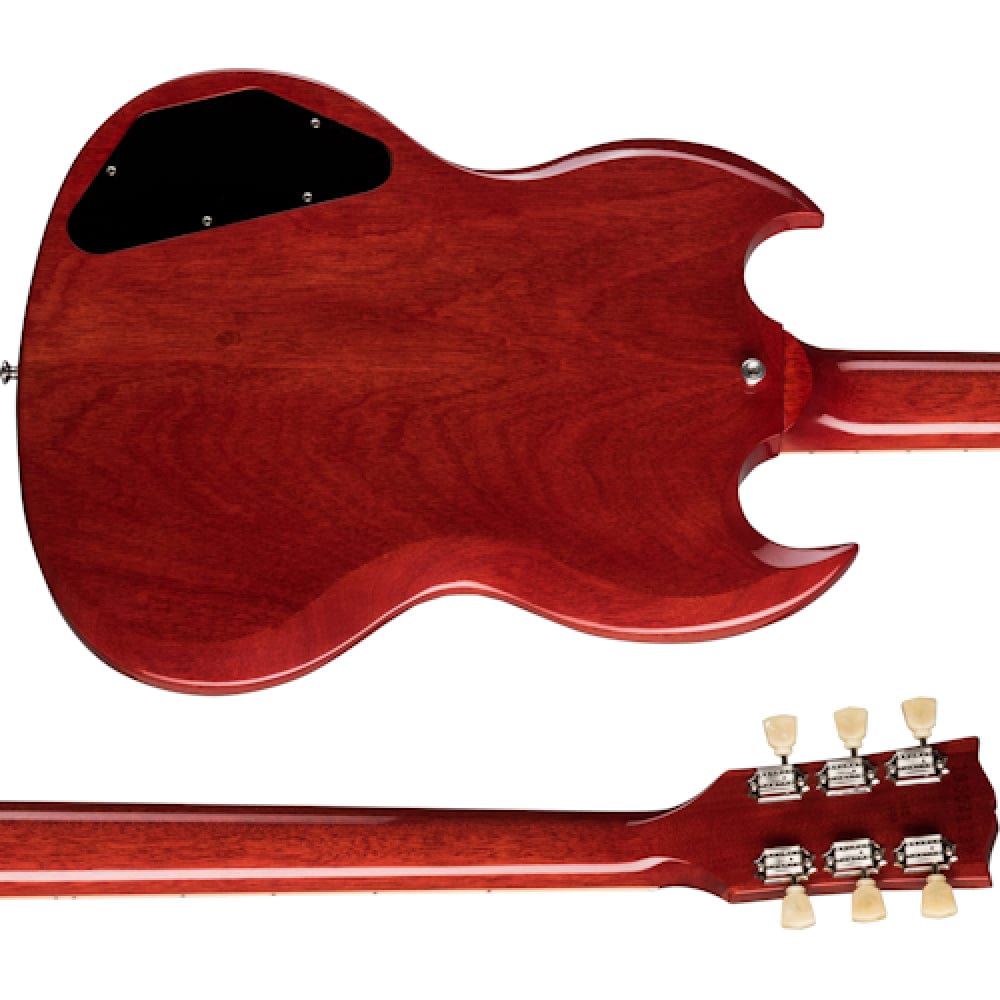 gibson electric guitars vintage cherry gibson sg standard 61 stop bar 6 string electric guitar