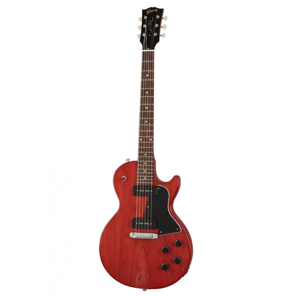 gibson electric guitars vintage cherry satin gibson 6-strings les paul special tribute p-90 electric guitar