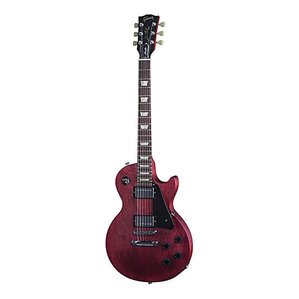 gibson electric guitars worn cherry gibson les paul studio faded 2016 t electric guitar #color_worn-cherry