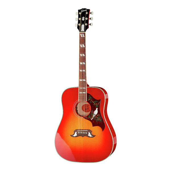 gibson electro acoustic guitars gibson dove reissue 2016 dreadnought electro acoustic guitar - heritage cherry sunburst