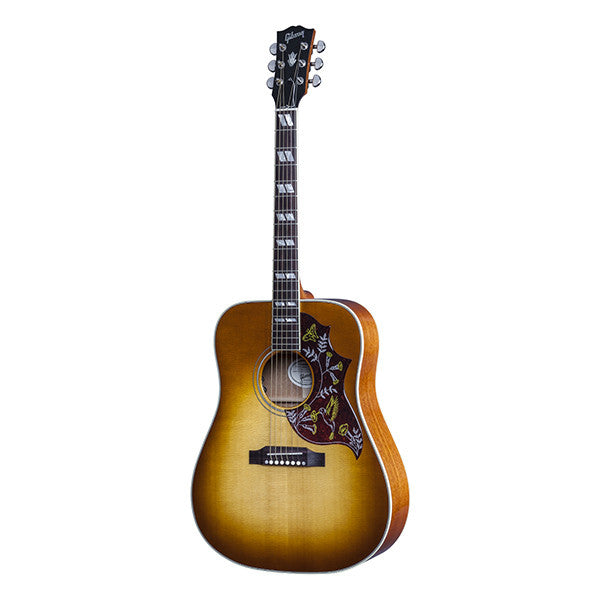 gibson electro acoustic guitars gibson hummingbird 2016 dreadnought electro acoustic guitar - heritage cherry sunburst