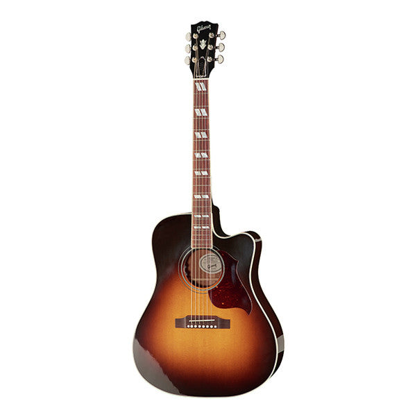 gibson electro acoustic guitars gibson hummingbird pro ec dreadnought cutaway electro acoustic guitar - vintage sunburst