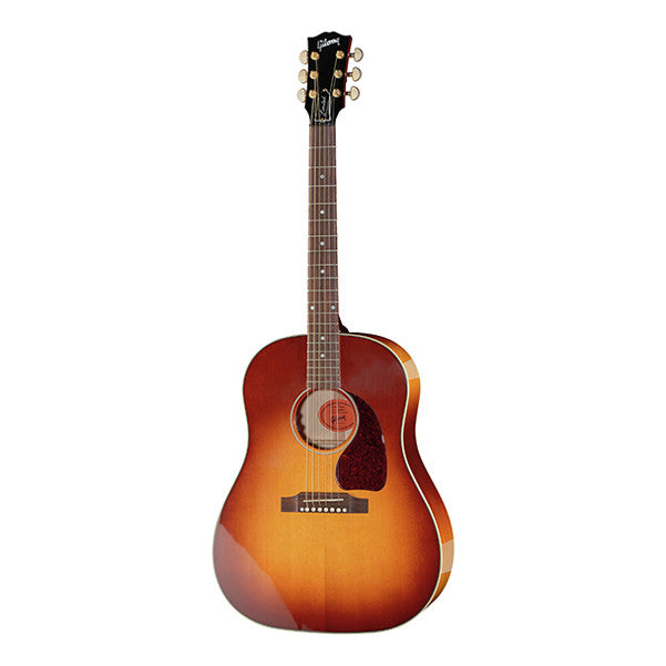 gibson electro acoustic guitars gibson j-45 maple dreadnought electro acoustic guitar - maple burst