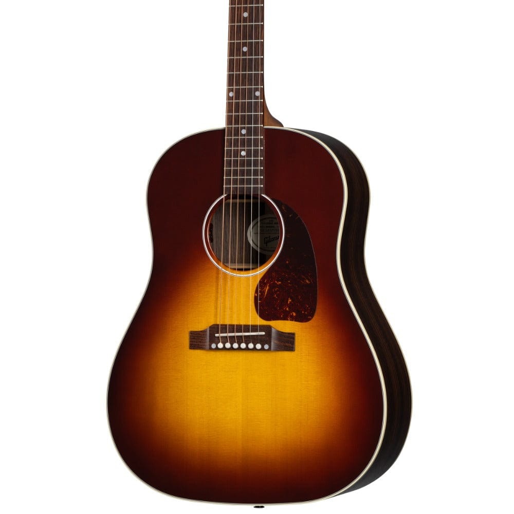 gibson electro acoustic guitars gibson j-45 studio rosewood electro acoustic guitar #color_satin-rosewood-burst