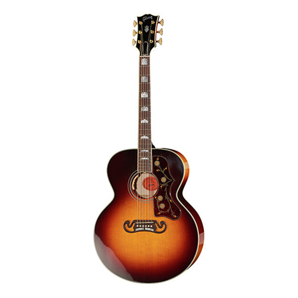 gibson electro acoustic guitars gibson sj-200 ltd 2016 dreadnought electro acoustic guitar - triburst