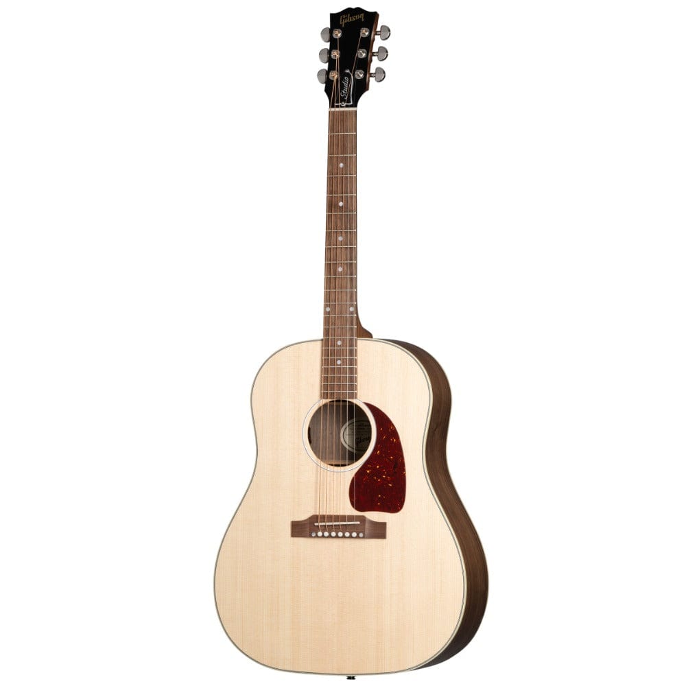 gibson electro acoustic guitars satin natural gibson j-45 studio walnut 6-strings electro acoustic guitar #color_satin-natural