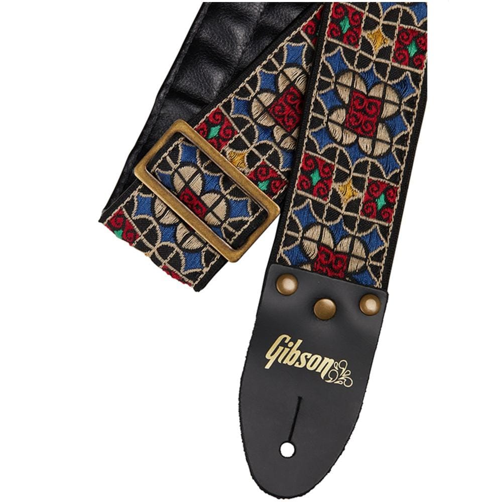 gibson guitar straps gibson asvs-mos the mosaic guitar strap