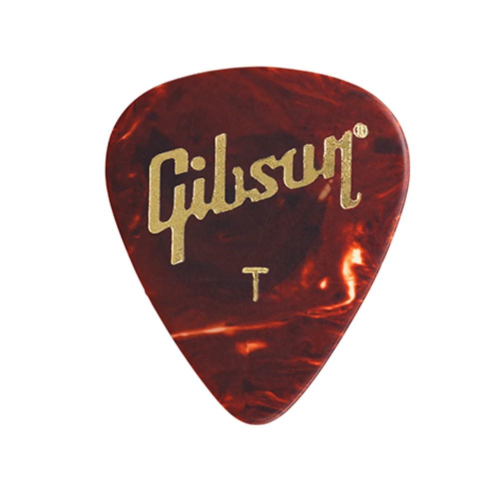 gibson picks thin gibson aprt12-74 tortoise guitar picks- pack of 12 #size_thin