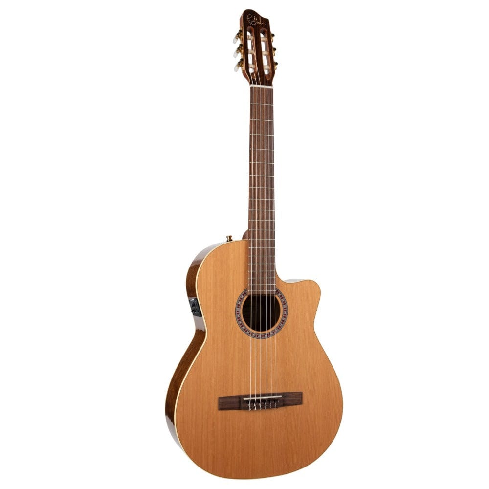 godin classical guitars natural godin concert cw clasica ii cedar & mahogany nylon string electro classical guitar - natural