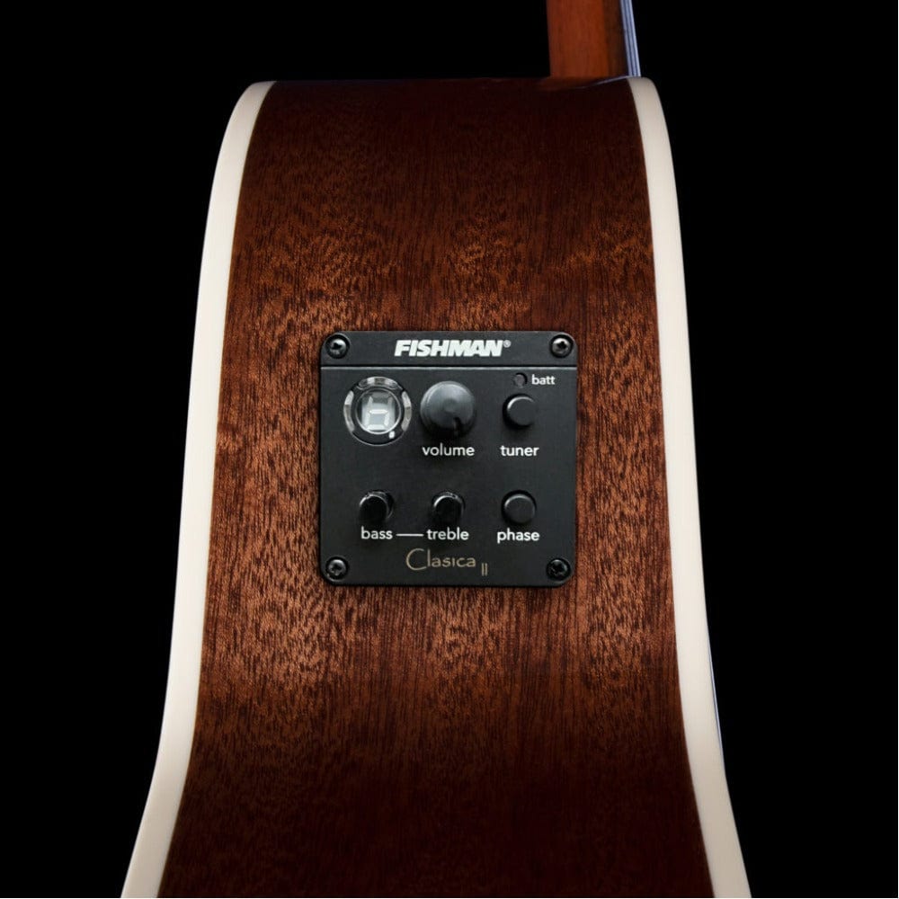 godin classical guitars natural godin concert cw clasica ii cedar & mahogany nylon string electro classical guitar - natural