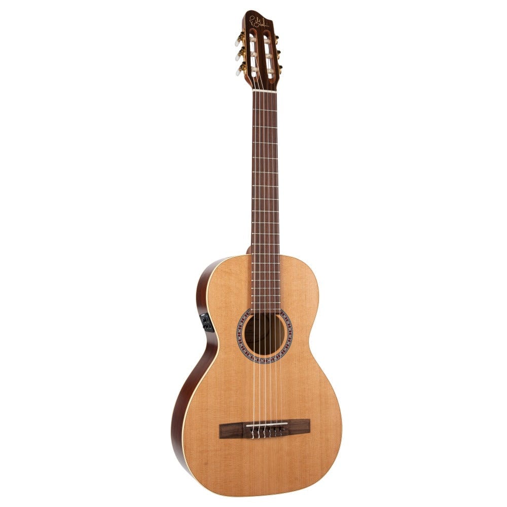 godin classical guitars natural godin motif clasica ii parlor nylon string electro classical guitar - natural