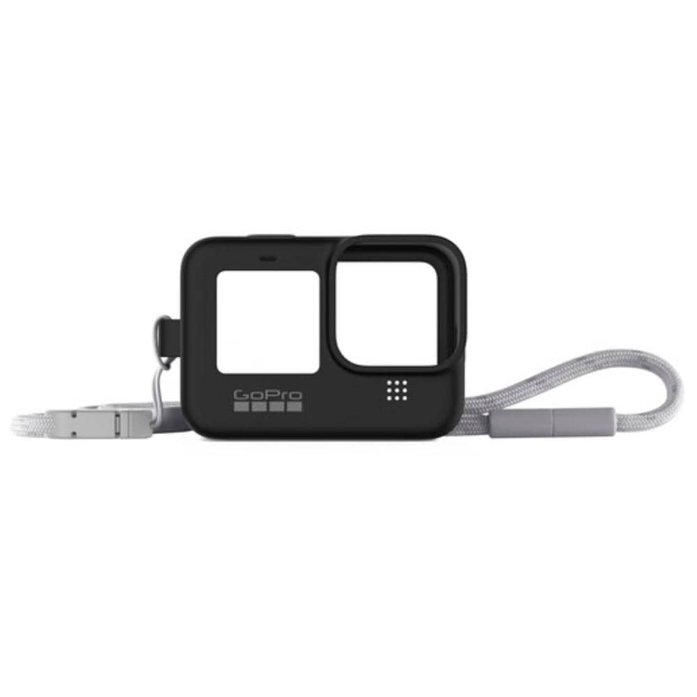 gopro action camera accessories black gopro camera sleeve and lanyard for hero9 black