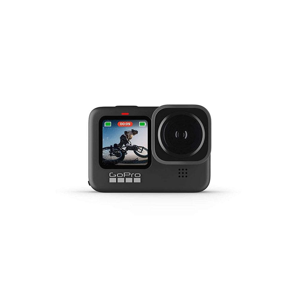 gopro action camera accessories black gopro hero9 max lens mod - black