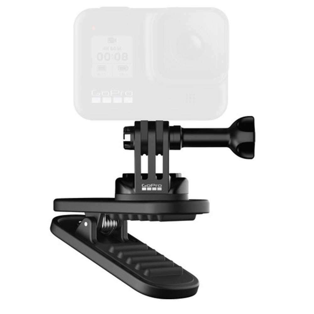 gopro action camera accessories gopro atclp 001 magnetic swivel clip for hero & max cameras- black