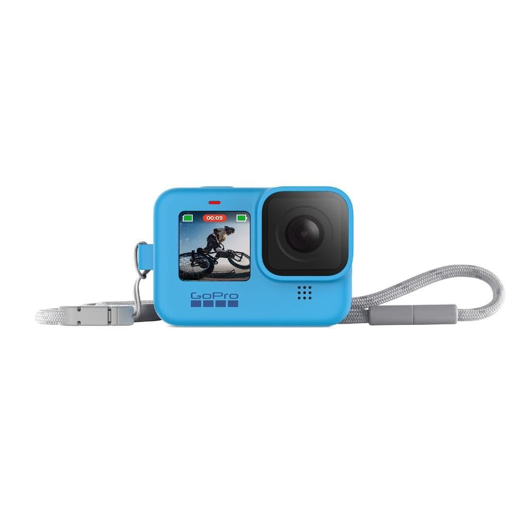 gopro action camera accessories gopro camera sleeve and lanyard for hero9 black #color_blue