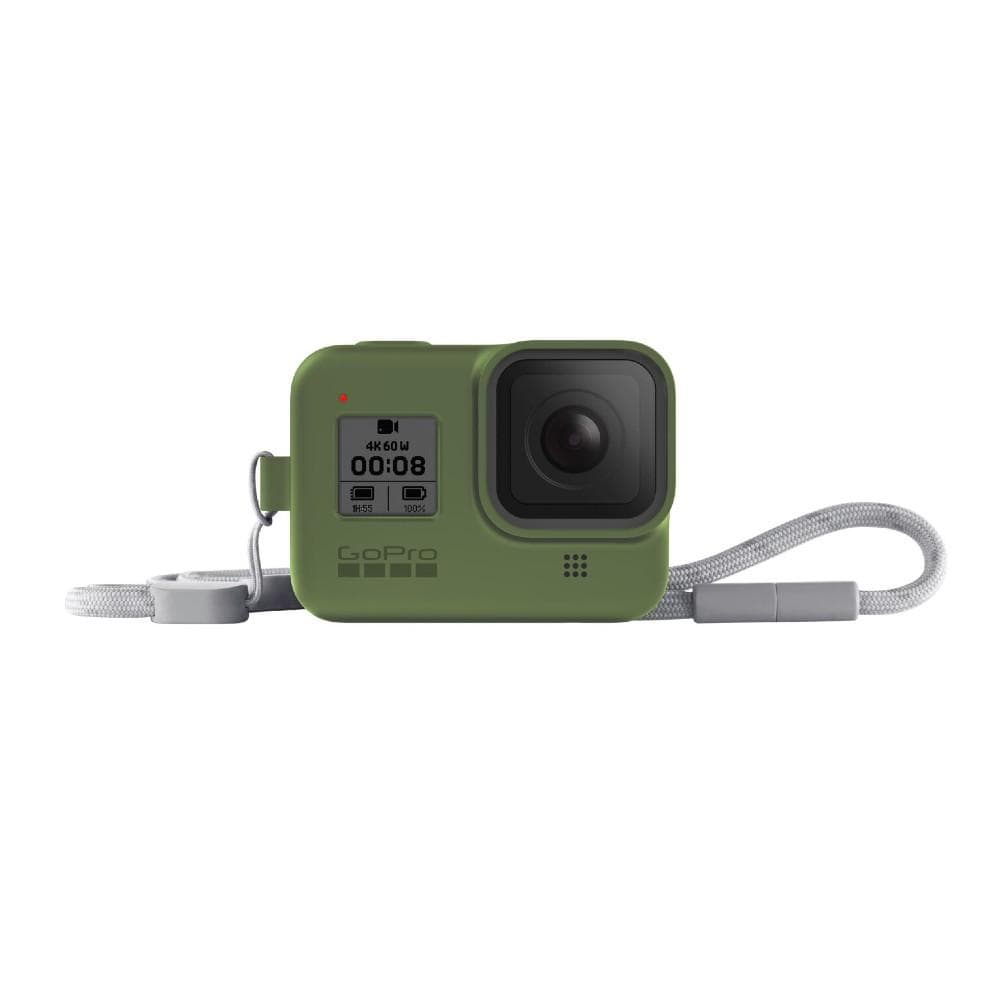 gopro action camera accessories green gopro sleeve & lanyard for hero8 #color_green