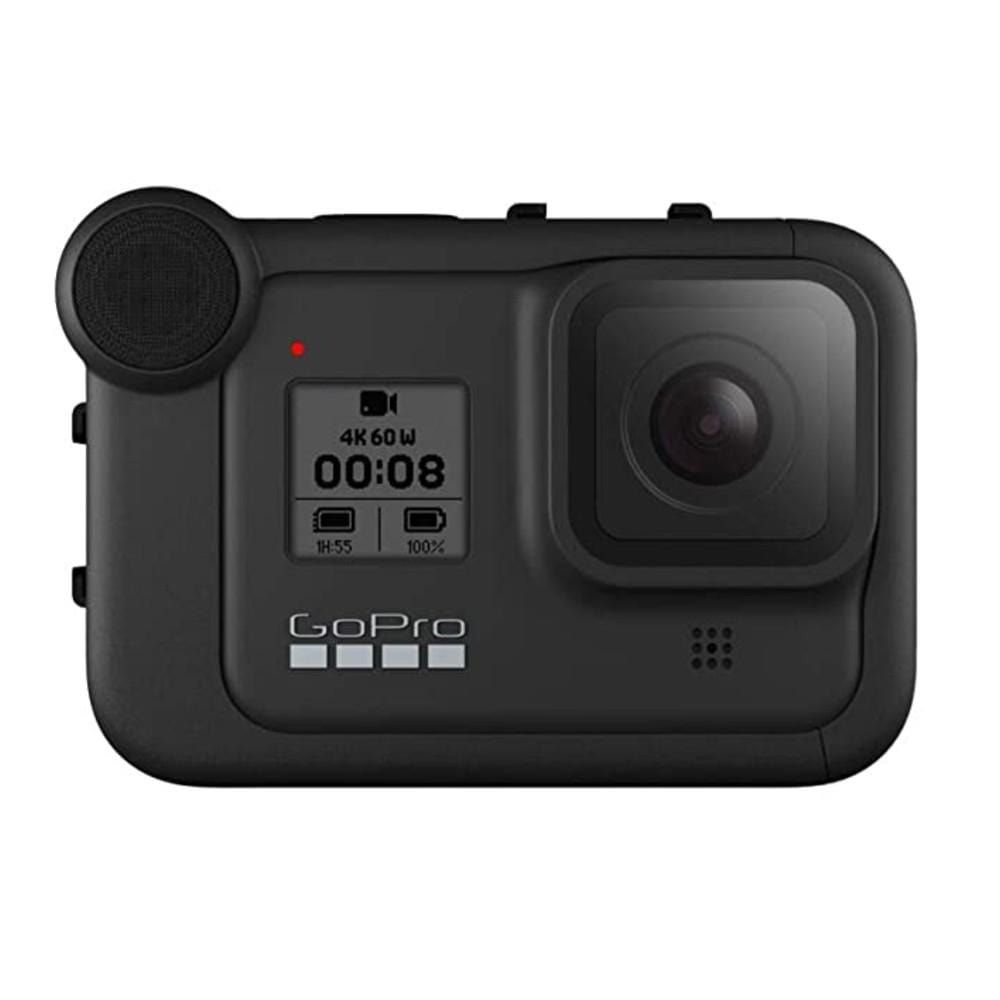 gopro action cameras black gopro hero 8 hypersmooth streamlined 4k action camera media mod - black with 2 year warranty