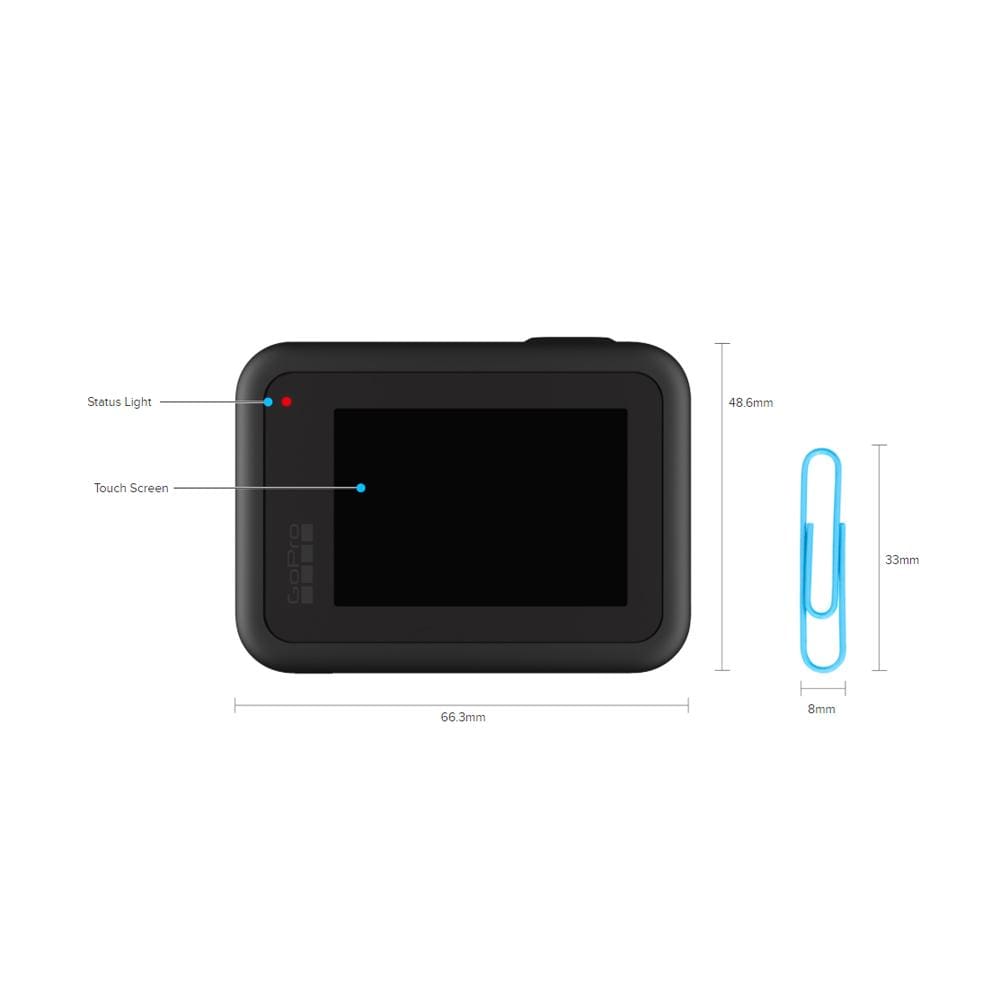 gopro action cameras black gopro hero 8 hypersmooth streamlined 4k action camera with shorty and chesty - black with 2 year warranty