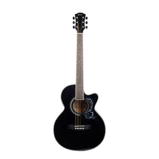 grail electro acoustic guitars grail a190ceb 39 inches electro-acoustic guitar - black