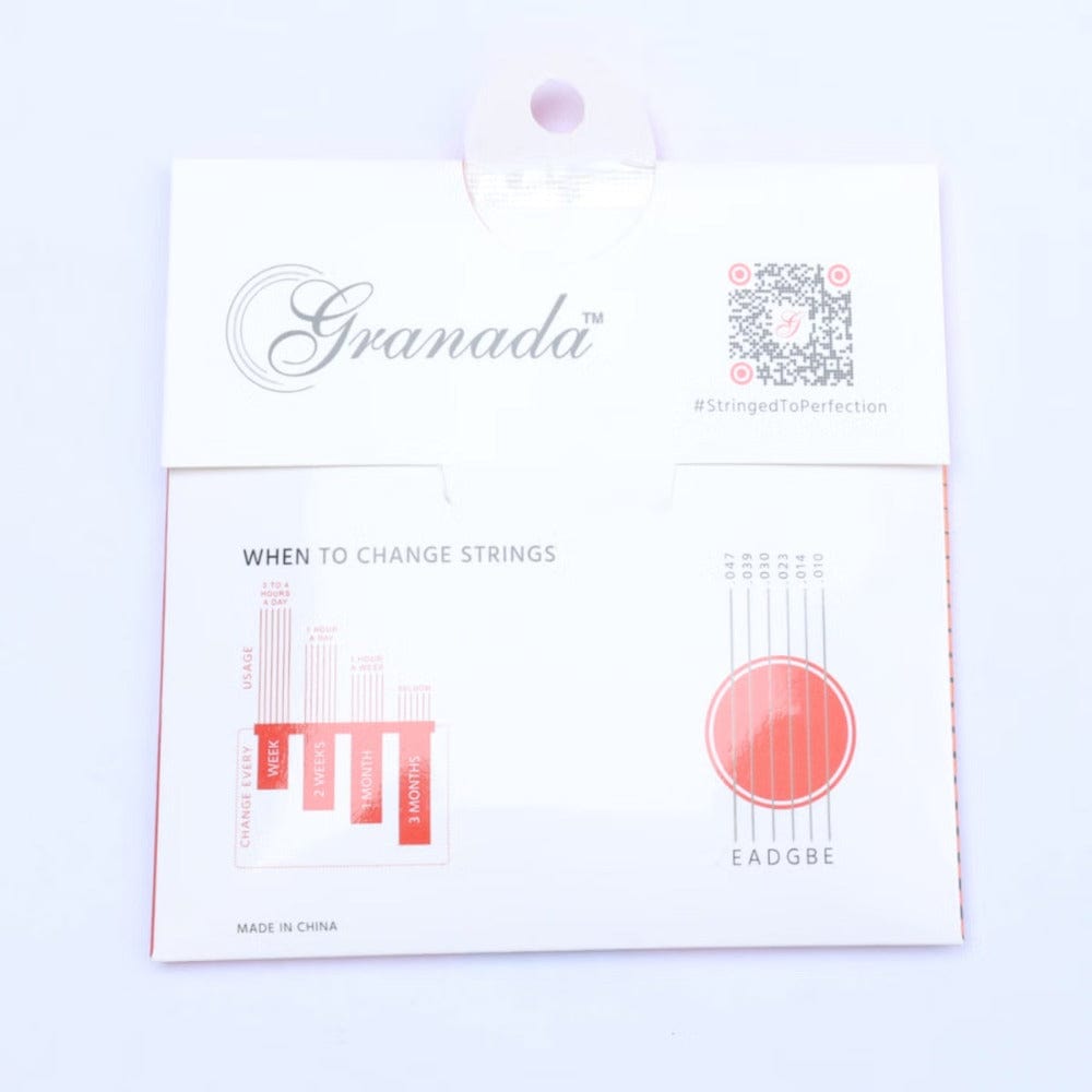 granada acoustic guitar strings granada lgs10-47 acoustic guitar string set - .010 - 0.047
