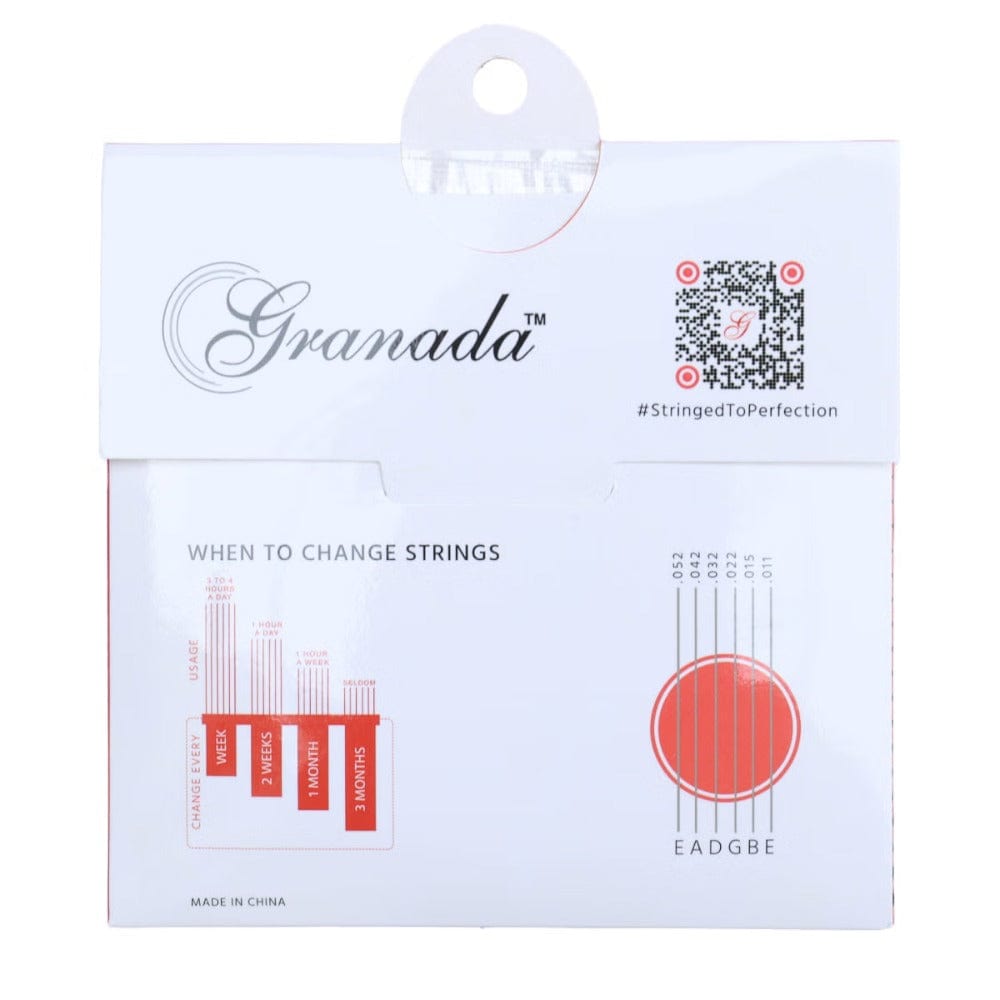 granada acoustic guitar strings granada lgs11-52 acoustic guitar string set - 0.011- 0.052