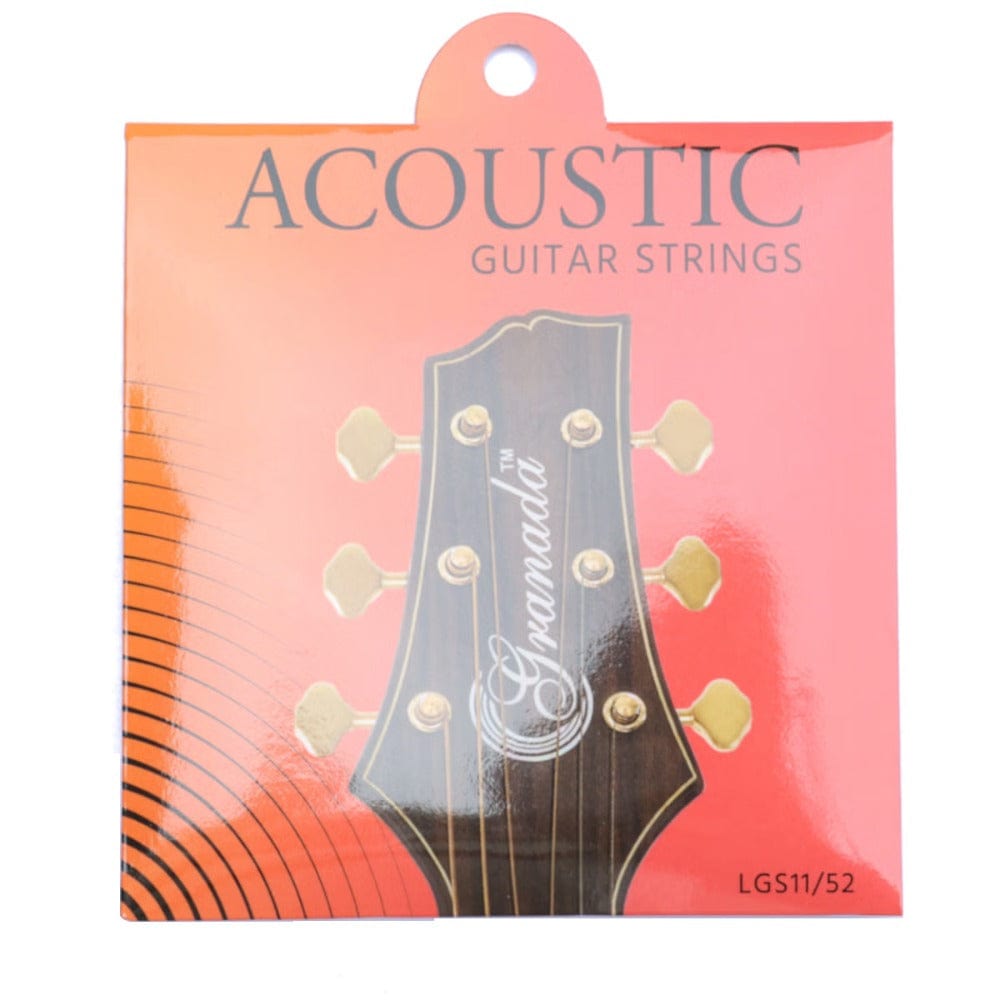 granada acoustic guitar strings granada lgs11-52 acoustic guitar string set - 0.011- 0.052