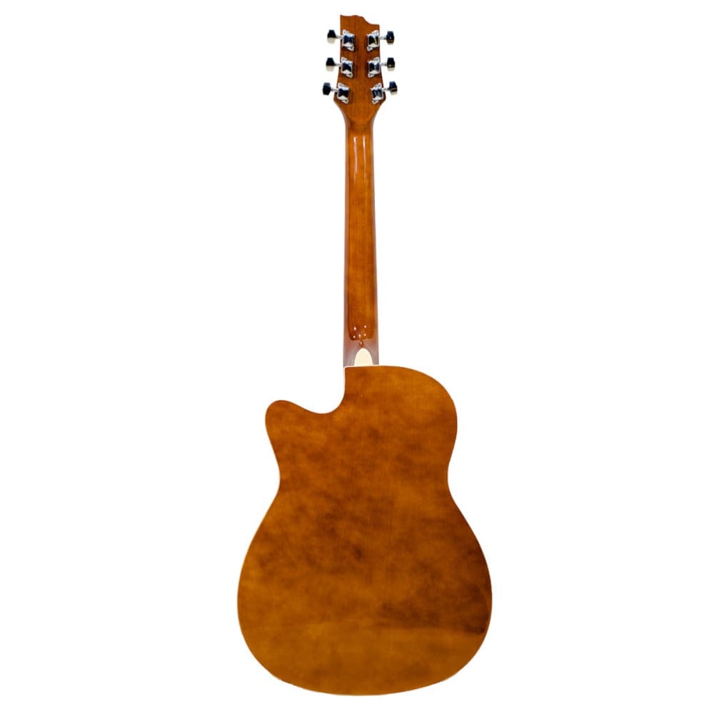 granada acoustic guitars granada gl112c-f medium cutaway 6 string acoustic guitar #color_vintage-sunburst