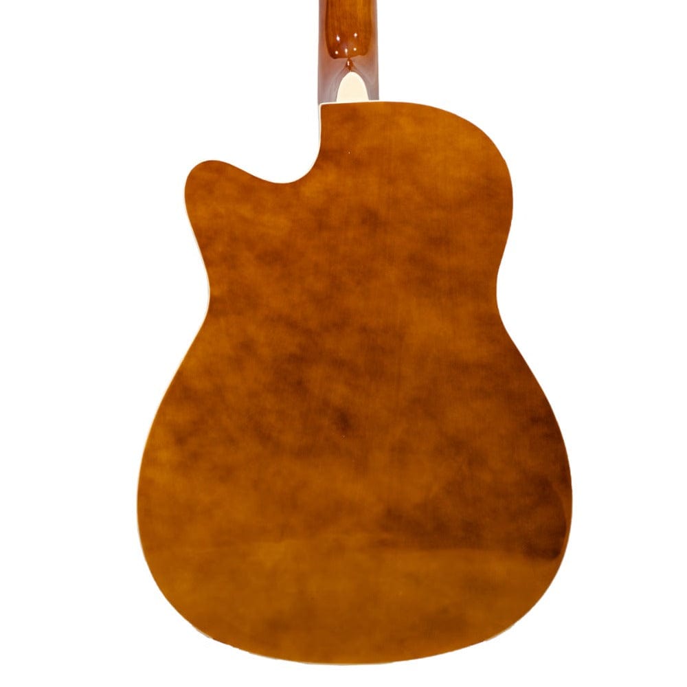 granada acoustic guitars granada gl112c-f medium cutaway 6 string acoustic guitar #color_vintage-sunburst