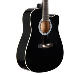 Granada Acoustic Guitars Granada GL113D-C 6 String Cutaway Acoustic Guitar
