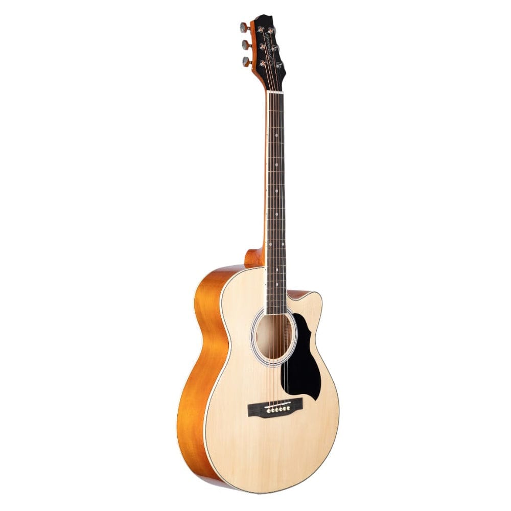 granada acoustic guitars granada gl113o-c 6 string cutaway acoustic guitar #color_natural-gloss