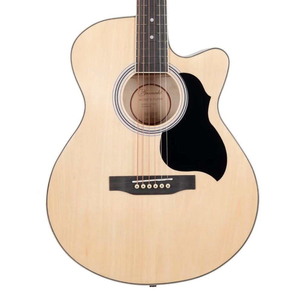 granada acoustic guitars granada gl113o-c 6 string cutaway acoustic guitar #color_natural-gloss