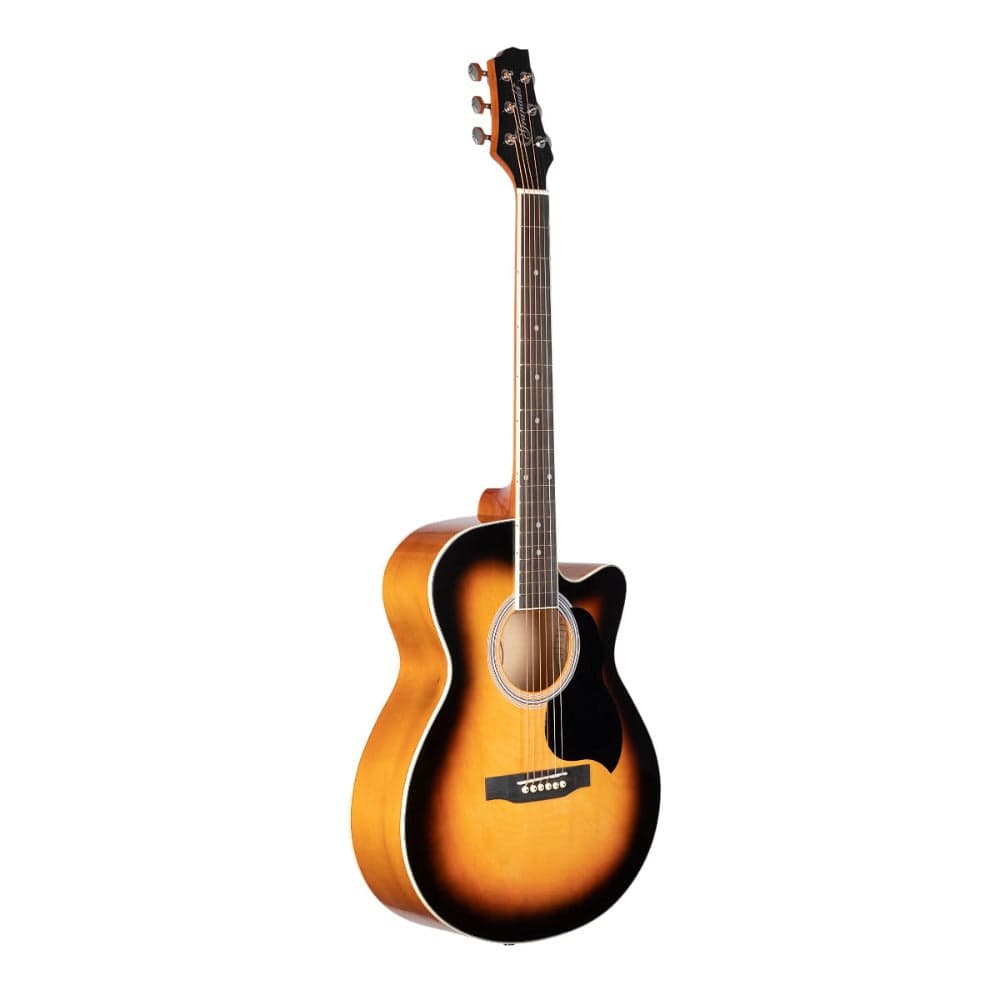 granada acoustic guitars granada gl113o-c 6 string cutaway acoustic guitar #color_vintage-sunburst-gloss