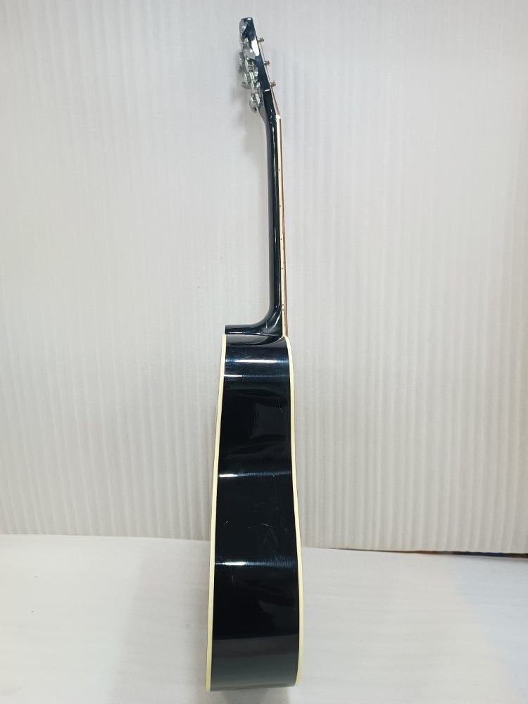 granada acoustic guitars granada prld-14c acoustic guitar - black - open box b stock