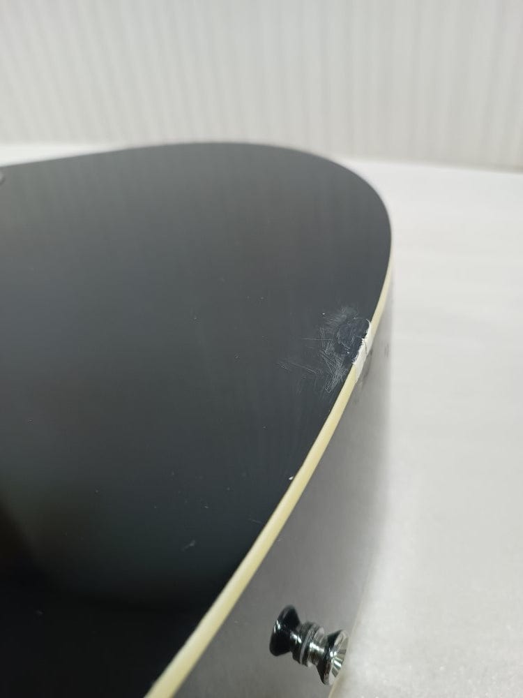 granada acoustic guitars granada prld-14c acoustic guitar - black - open box b stock