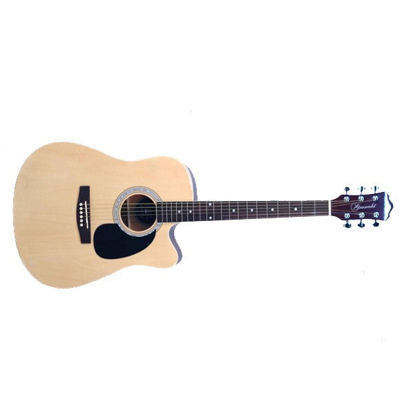 granada acoustic guitars natural granada prld-18c-f acoustic guitar dreadnought #color_natural