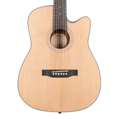 Granada Acoustic Guitars Natural Matt Granada GL140-C 6 String Cutaway Acoustic Guitar