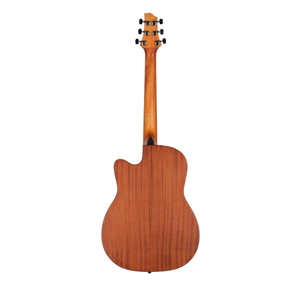 granada acoustic guitars natural matt granada gl140-c 6 string cutaway acoustic guitar