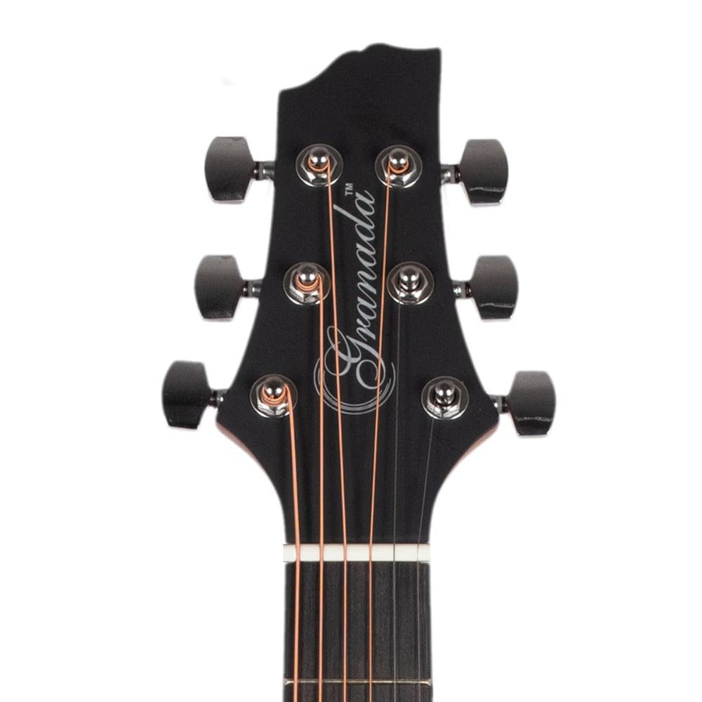 granada acoustic guitars natural matt granada gl140-c 6 string cutaway acoustic guitar