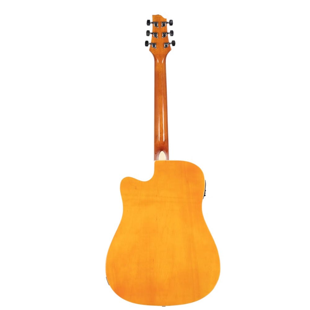 granada electro acoustic guitars granada gl141d-ceq 6 string electro acoustic guitar #color_natural-gloss