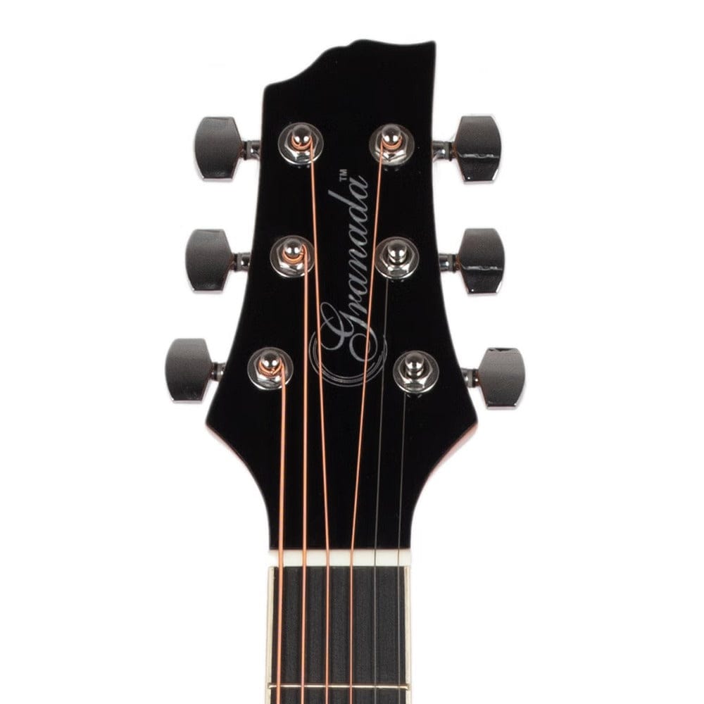 granada electro acoustic guitars granada gl141d-ceq 6 string electro acoustic guitar #color_vintage-sunburst-gloss