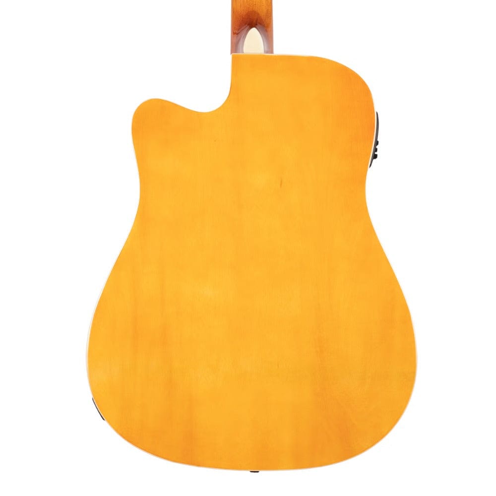 granada electro acoustic guitars granada gl141d-ceq 6 string electro acoustic guitar #color_vintage-sunburst-gloss