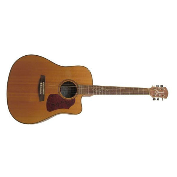 granada electro acoustic guitars granada prsd-16ceq semi-acoustic guitar dreadnought cutaway